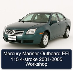 2001-2005 Mercury Mariner Outboard EFI 115 4-stroke Service Repair Workshop Manual PDF