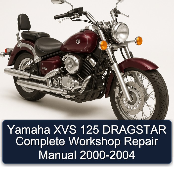 2000-2004 Yamaha XVS Models 125 Dragstar Service Repair Workshop Manual PDF