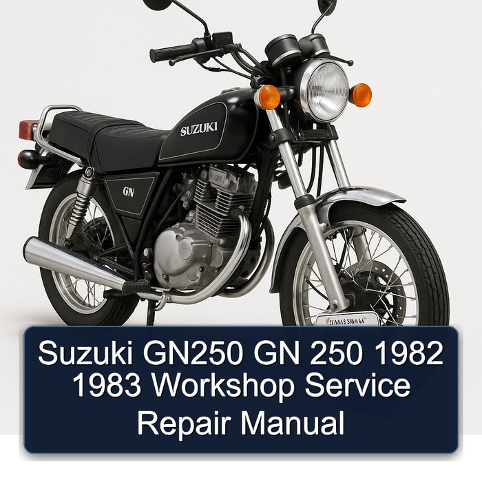 1982-1983 Suzuki GN Series GN250 250 Service Repair Workshop Manual PDF