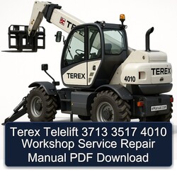 Terex Telelift 3713 3517 4010 Service Repair Workshop Manual PDF