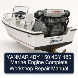 Yanmar 4BY 150 180 Marine Engine Service Repair Workshop Manual PDF