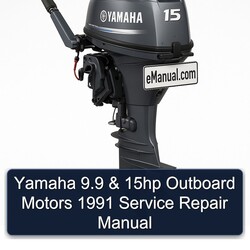 1991 Yamaha 9.9 15HP Outboard Motors Service Repair Workshop Manual PDF