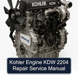 Kohler KDW Models Engine 2204 Service Repair Workshop Manual PDF