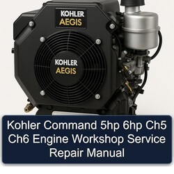 Kohler Aegis Series Command 5HP 6HP CH5 CH6 Engine Service Repair Workshop Manual PDF
