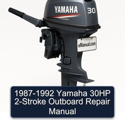 1987-1992 Yamaha 30HP 2-stroke Outboard Service Repair Workshop Manual PDF
