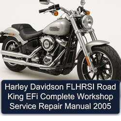2005 Harley Davidson Road King Flhrsi Efi Service Repair Workshop Manual PDF