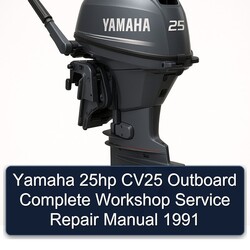 1991 Yamaha 25HP CV25 Outboard Service Repair Workshop Manual PDF