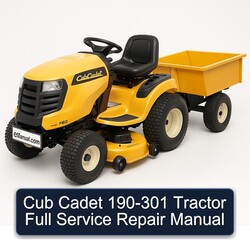 Cub Cadet 190-301 Tractor Service Repair Workshop Manual PDF