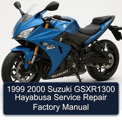 Suzuki Gsxr1300 Hayabusa Service Repair Workshop Manual PDF