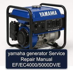 Yamaha Generator Ef/ec4000/5000dv/e Service Repair Workshop Manual PDF