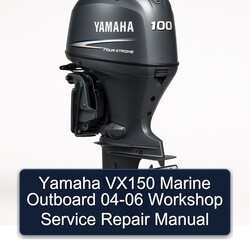 2004-2006 Yamaha VX150 Marine Outboard Service Repair Workshop Manual PDF