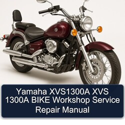 Yamaha XVS Models XVS1300A 1300A Bike Service Repair Workshop Manual PDF