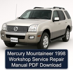 1998 Mercury Mountaineer Service Repair Workshop Manual PDF