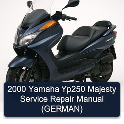 2000 Yamaha Majesty YP250 (GERMAN) Service Repair Workshop Manual PDF