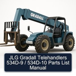 JLG Gradall Telehandlers 534D-9 / 534D-10 Parts Catalog PDF