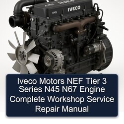 Iveco Motors NEF Tier 3 Series N45 N67 Engine Service Repair Workshop Manual PDF