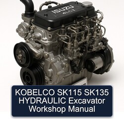 Kobelco SK115 SK135 Hydraulic Excavator Service Repair Workshop Manual PDF
