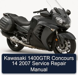 2007 Kawasaki Concours Models 1400GTR 14 Service Repair Workshop Manual PDF