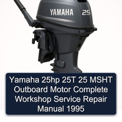 1995 Yamaha 25HP 25T 25 Msht Outboard Motor Service Repair Workshop Manual PDF