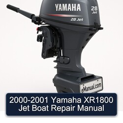 2000-2001 Yamaha XR1800 Jet Boat Service Repair Workshop Manual PDF