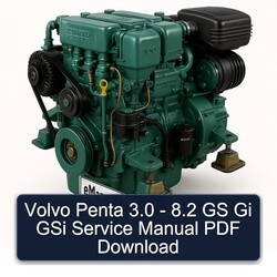 Volvo Penta 3.0 - 8.2 GS Gi Gsi Service Repair Workshop Manual PDF