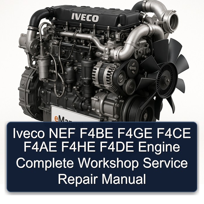 Iveco NEF F4BE F4GE F4CE F4AE F4HE F4DE Engine Service Repair Workshop Manual PDF