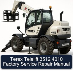 Terex Telelift 3512 4010 Service Repair Workshop Manual PDF