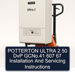 Potterton Ultra 2 50 Dvp Gcno.41 607 67 Installation Servicing Service Repair Workshop Manual PDF