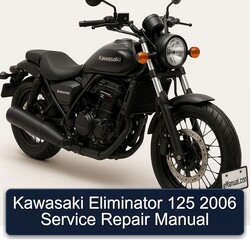 2006 Kawasaki Eliminator 125 Service Repair Workshop Manual PDF