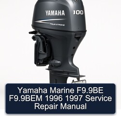 1996-1997 Yamaha Marine F9.9be F9.9bem Service Repair Workshop Manual PDF