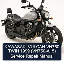 1999 Kawasaki Vulcan VN750 Twin (VN750-A15) Service Repair Workshop Manual PDF
