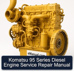 Komatsu 95 Series Diesel Engine Service Repair Workshop Manual PDF