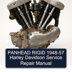 Harley Davidson Panhead Rigid 1948-57 Service Repair Workshop Manual PDF