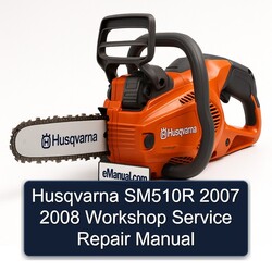 2007-2008 Husqvarna SM510R Service Repair Workshop Manual PDF