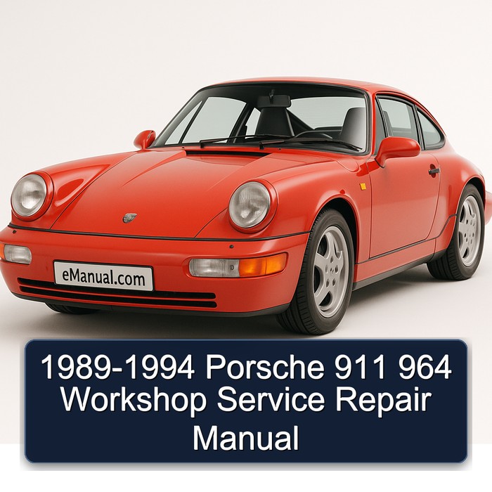 1989-1994 Porsche 911 964 Service Repair Workshop Manual PDF