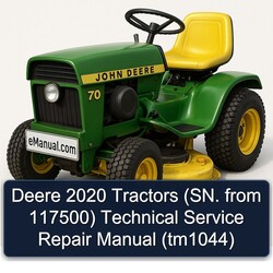 2020 Deere (sn. From 117500) (TM1044) Service Repair Workshop Manual PDF