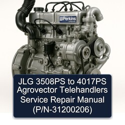 JLG 3508PS 4017PS Agrovector Telehandlers (p/n-31200206) Service Repair Workshop Manual PDF