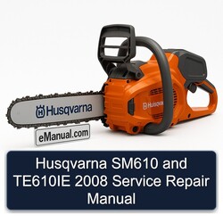2008 Husqvarna SM610 TE610IE Service Repair Workshop Manual PDF