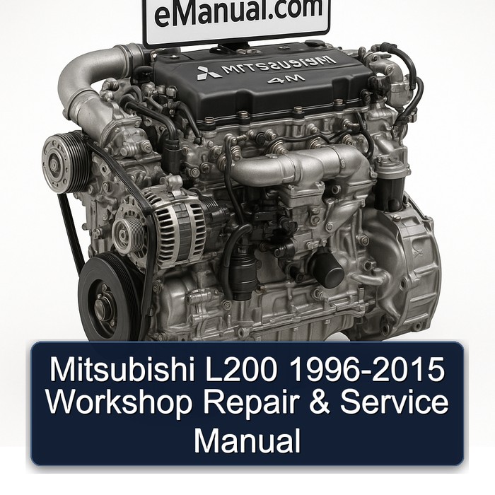 1996-2015 Mitsubishi 4 M Series L200 Service Repair Workshop Manual PDF