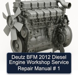 2012 Deutz BFM Diesel Engine Service Repair Workshop Manual PDF