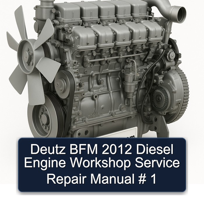 2012 Deutz BFM Diesel Engine Service Repair Workshop Manual PDF