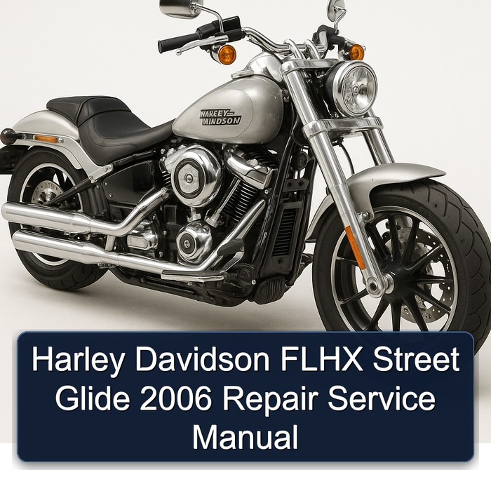 2006 Harley Davidson Servi Car Flhx Street Glide Service Repair Workshop Manual PDF