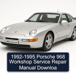 1992-1995 Porsche 968 Downloa Service Repair Workshop Manual PDF