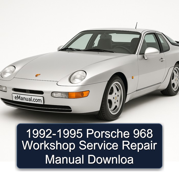 1992-1995 Porsche 968 Downloa Service Repair Workshop Manual PDF
