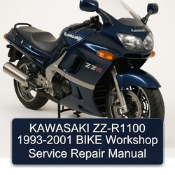 1993-2001 Kawasaki ZZ R Series ZZ-R1100 - Bike Service Repair Workshop Manual PDF