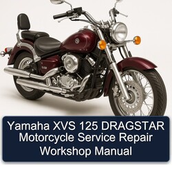 Yamaha XVS 125 DRAGSTAR Motorcycle Service Repair Workshop Manual 