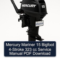 Mercury Mariner 15 Bigfoot 4-stroke 323 Cc Service Repair Workshop Manual PDF