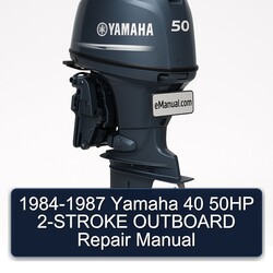 1984-1987 Yamaha 40 50HP 2-stroke Outboard Service Repair Workshop Manual PDF