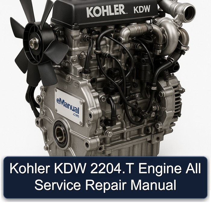 Kohler KDW Models 2204.t Engine All Service Repair Workshop Manual PDF