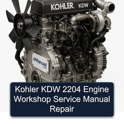 Kohler KDW Models 2204 Engine Service Repair Workshop Manual PDF